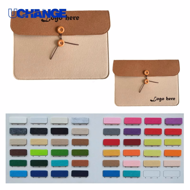 Felt Button Storage Bag