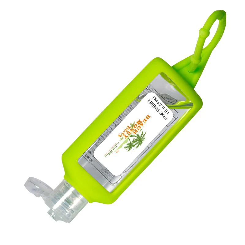 Hand Sanitizer with Silicone Holder - 1 oz. 1