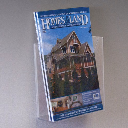 Single Pocket Wall Mount Brochure Holder - 5.5w