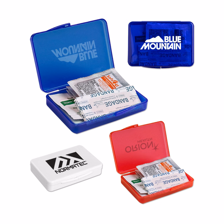 First Aid in Plastic Container