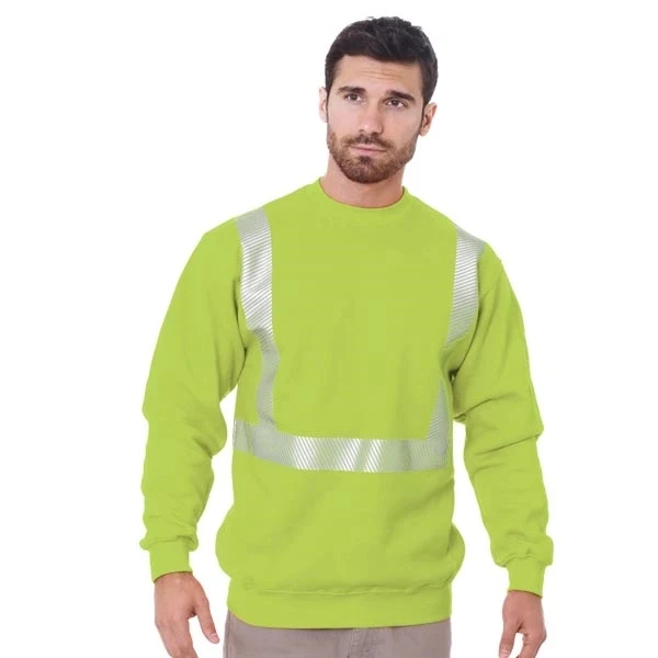 Hi-Visibility Crewneck Sweatshirt 1