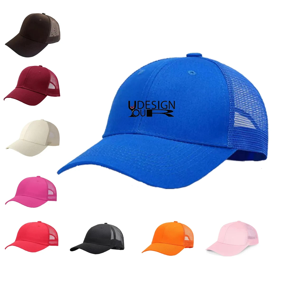 Men Mesh Flat Cap 1