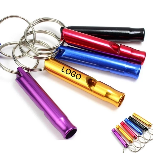 Aluminum Whistle Keychain 1
