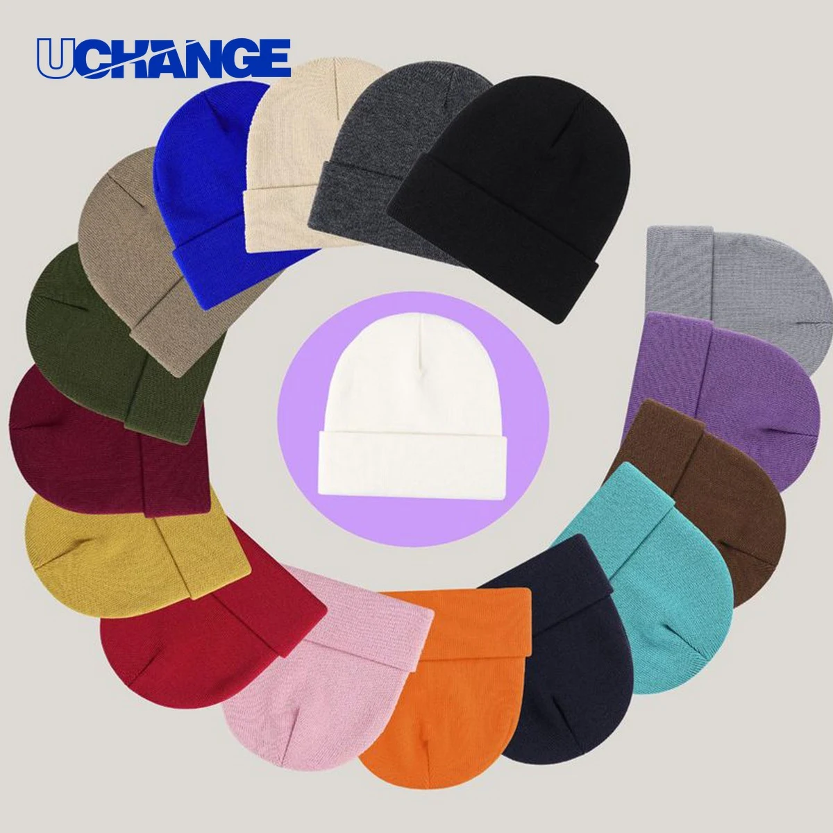Warm Knit Hat Beanie 1