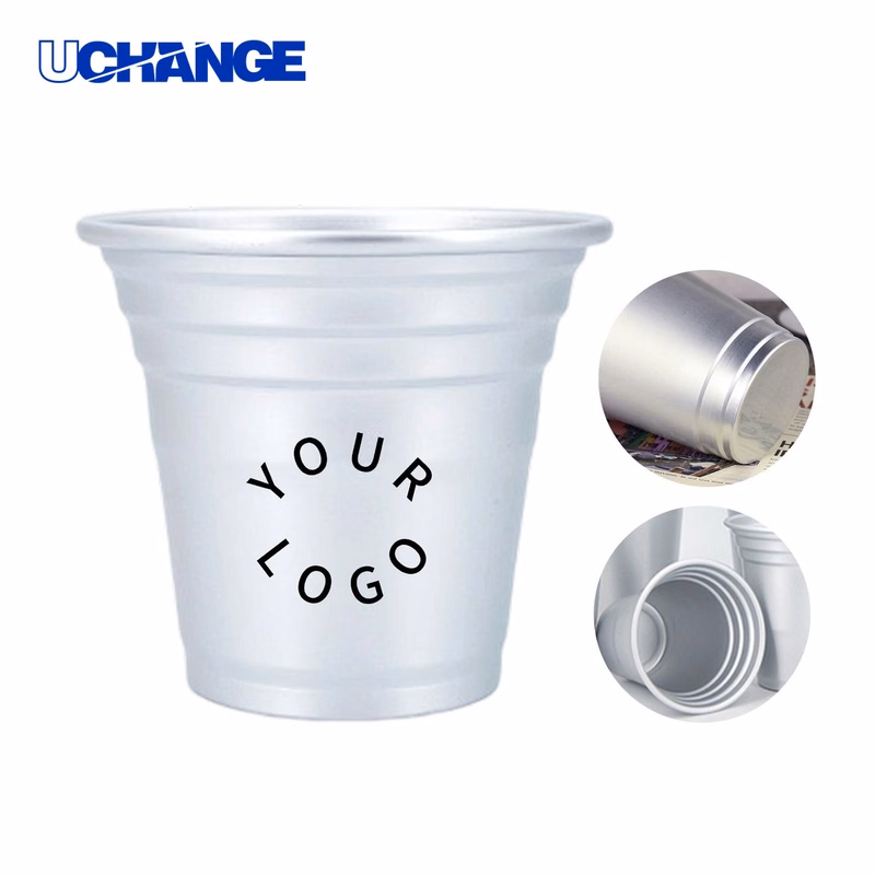 Aluminum Cup Recyclable 8oz Food Grade Stackable Design