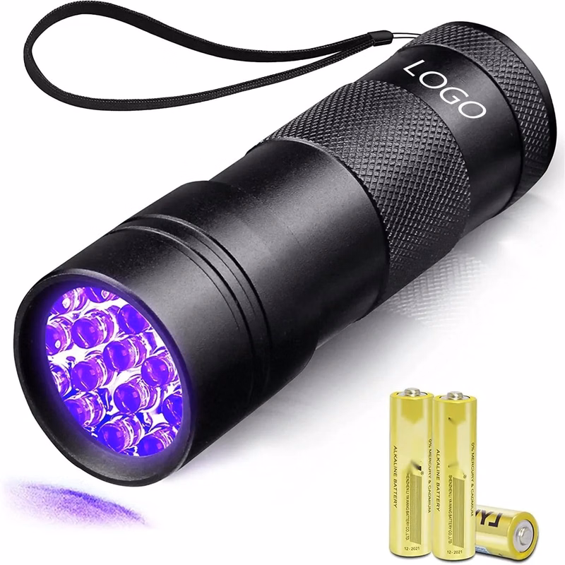 Black Light UV Flashlight 12 LED Urine Detector