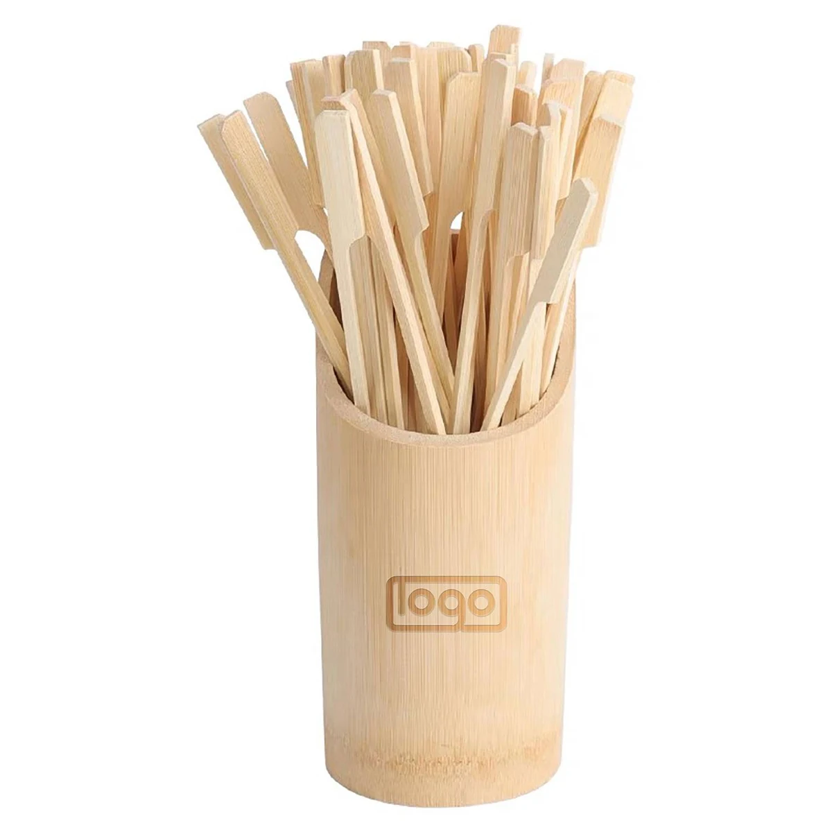 100Pcs Disposable Bamboo Skewers 1