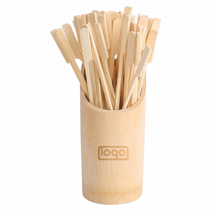 100Pcs Disposable Bamboo Skewers