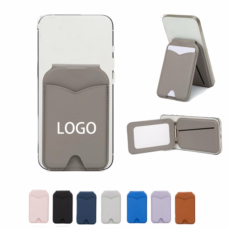 Mirror Magnetic Card Holder Phone Holder