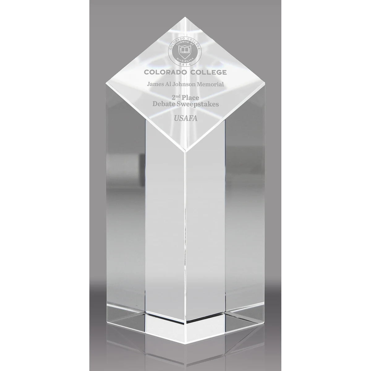 Pillar Crystal Award 1