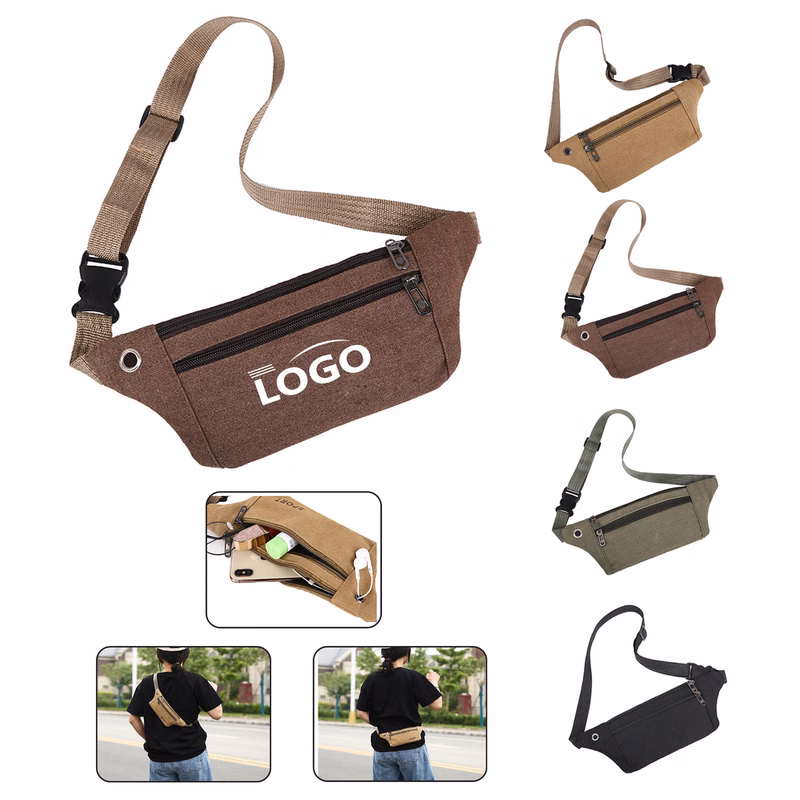 Canvas Outdoor Utility Chest Bag for Work and Hiking
