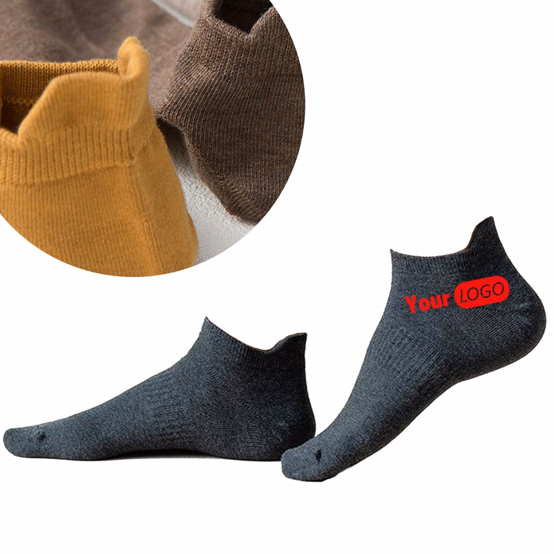 Custom Ankle Low Cut Knit Unisex Adult Cotton Sport Soft Socks for Men and Women 200 Needles Jacqua