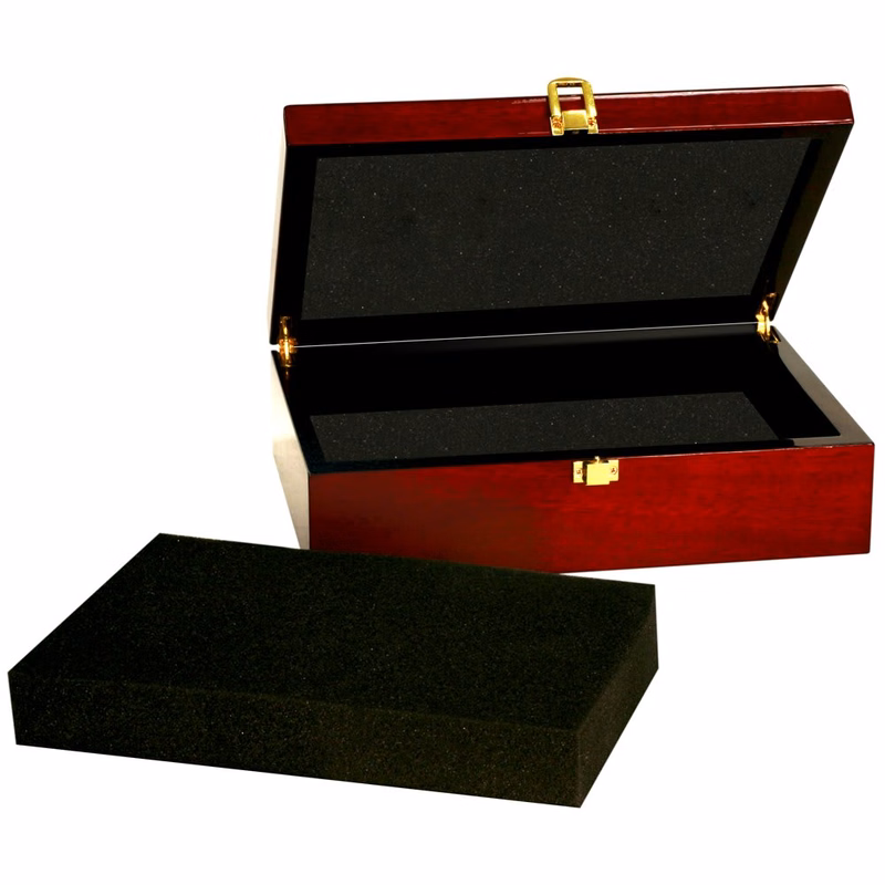 7 3/4" x 6 1/4" Rosewood X 2 3/8" Piano Finish Gift Box