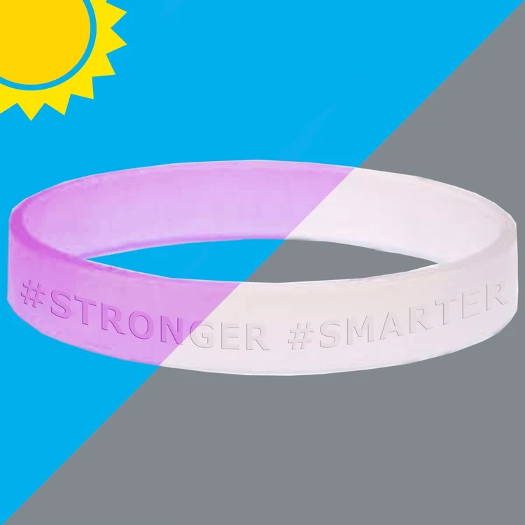 Embossed UV Wristband 1