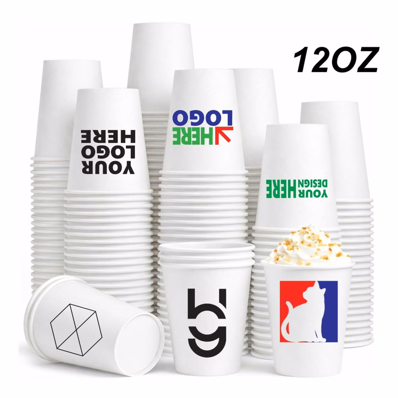 Custom 12oz Disposable Party Paper Cup