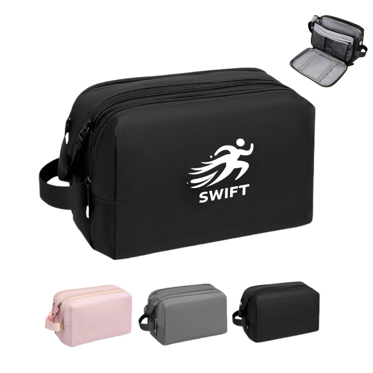 Water-resistant Travel Toiletry Organizer Shaving Bag 1