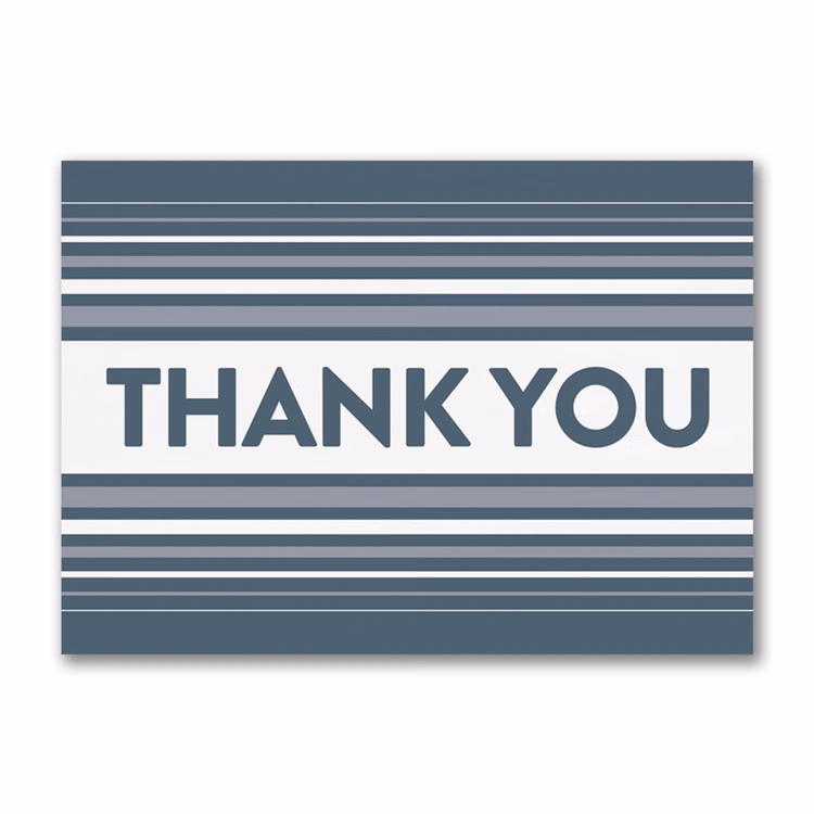 Thank You Stripes Card