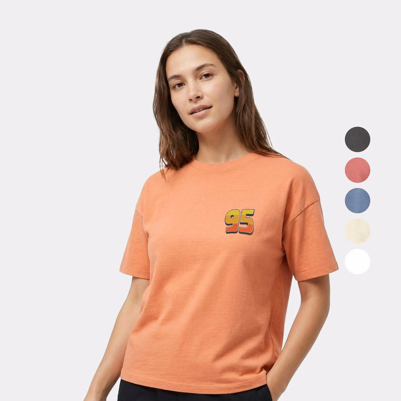 Coastal Color™ Cotton Jersey Boxy Fit Ladies Tee