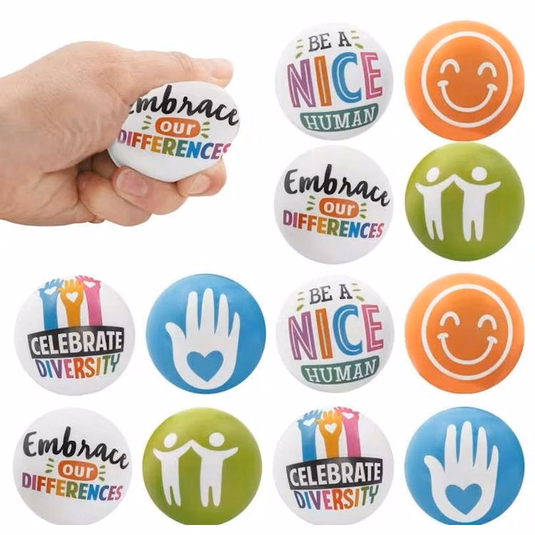 Humankind Unity & Diversity Stress Balls 2.25" - Assorted