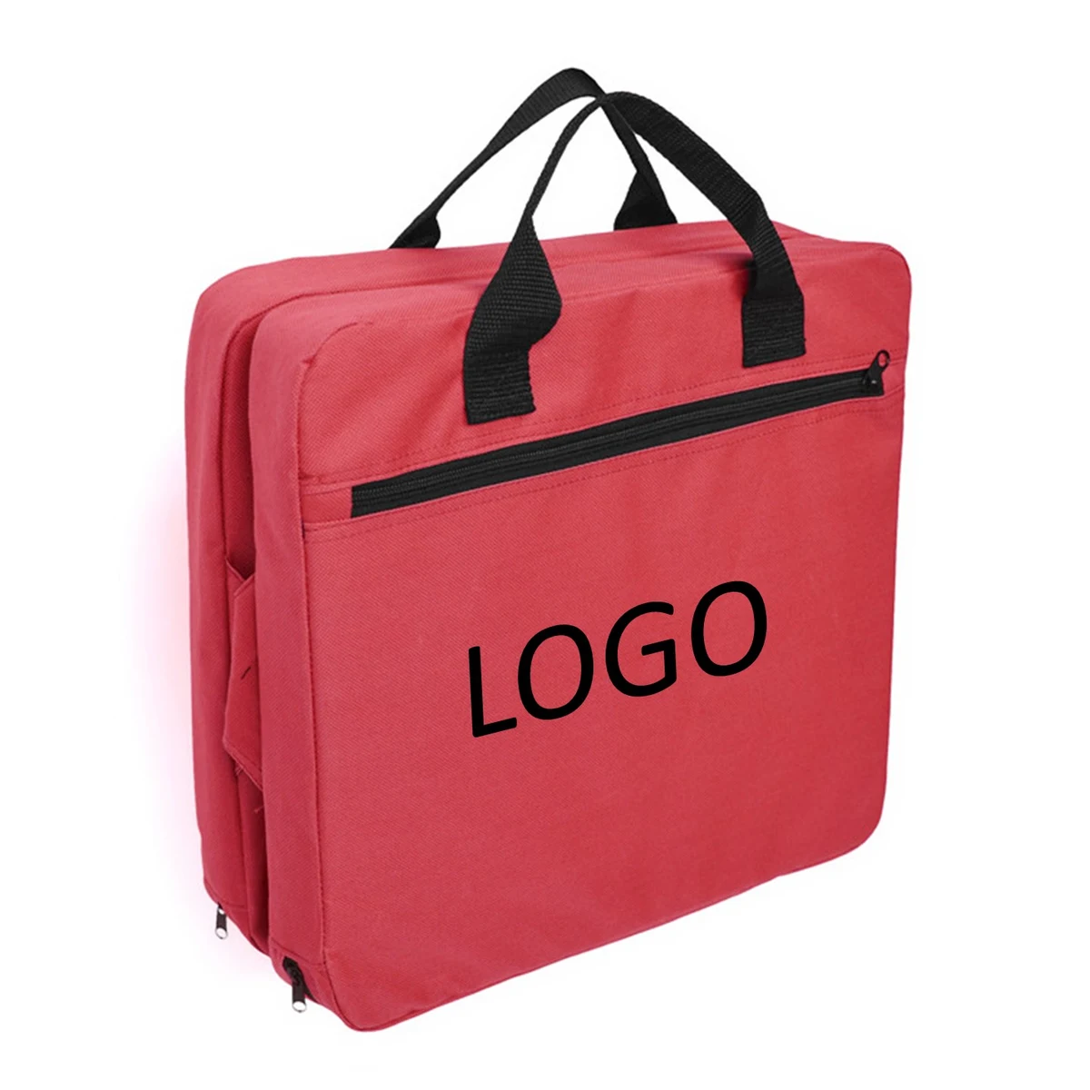 Foldable Stadium Cushion With Zip Pocket 1