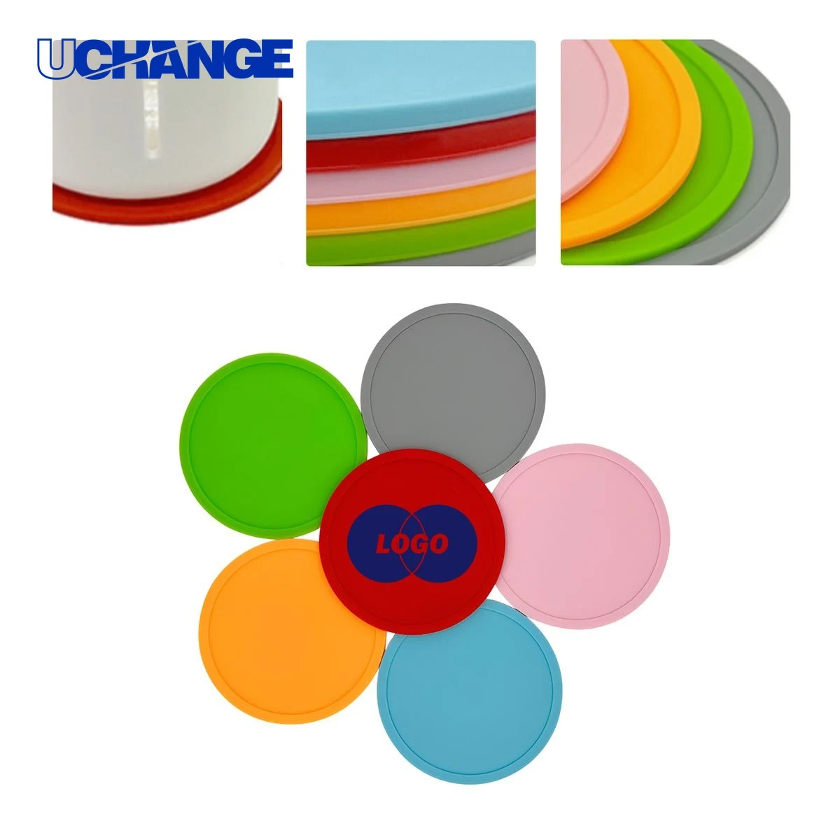 Personalized Silicone Waterproof Coaster Mat 1