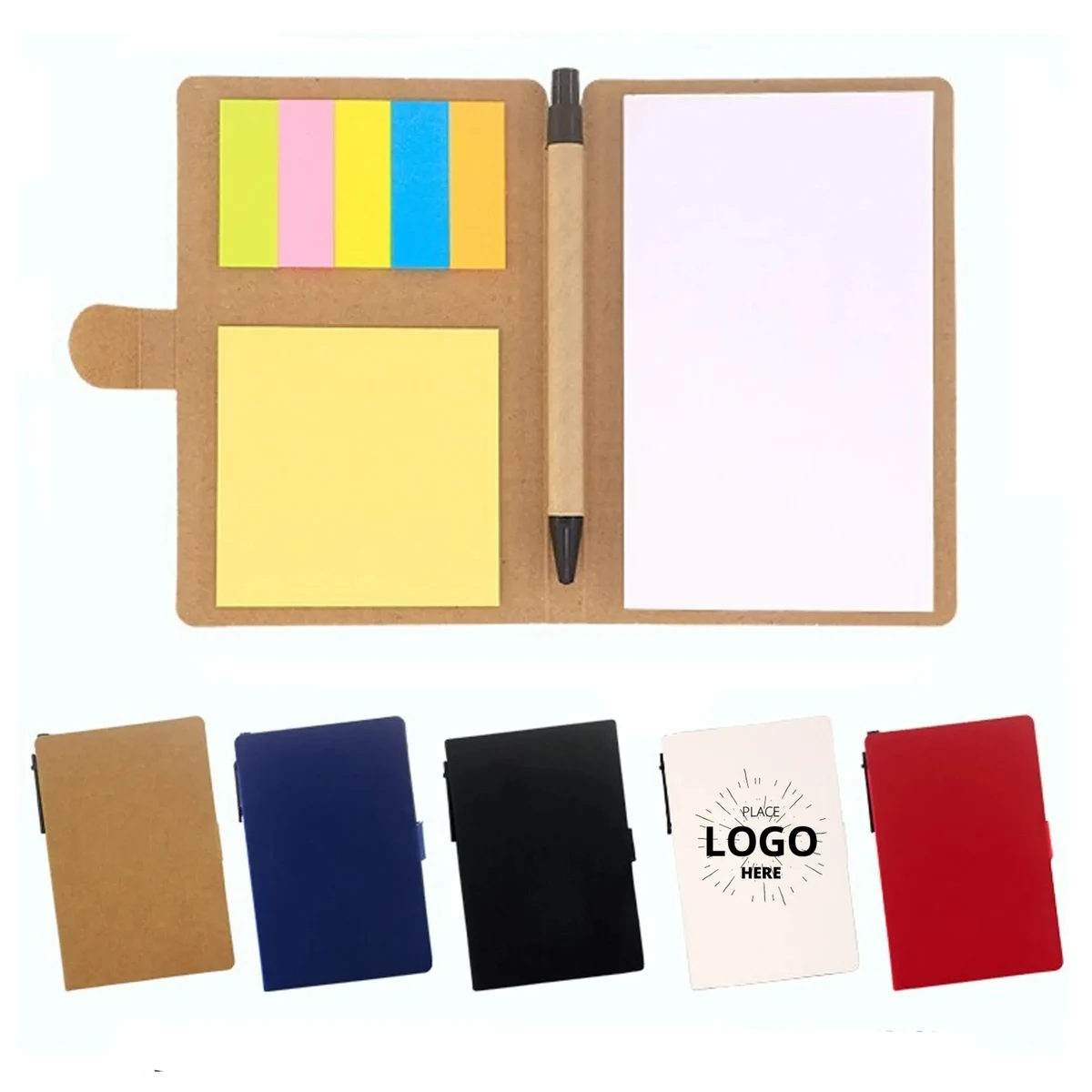 Sticky Note Book With Pen 1