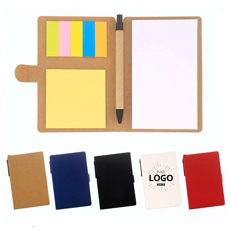 Sticky Note Book With Pen