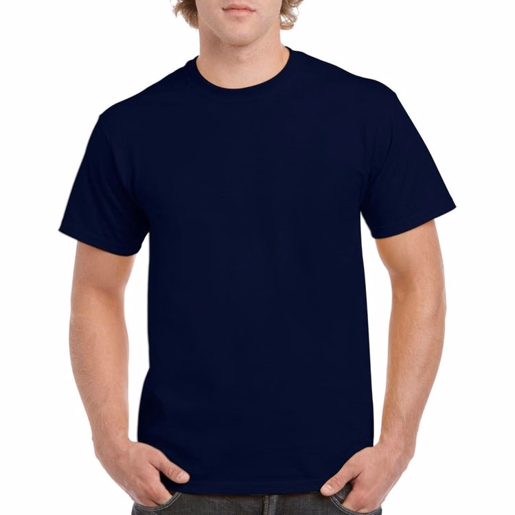 Irregular Gildan Short Sleeve T-Shirts Navy 2X