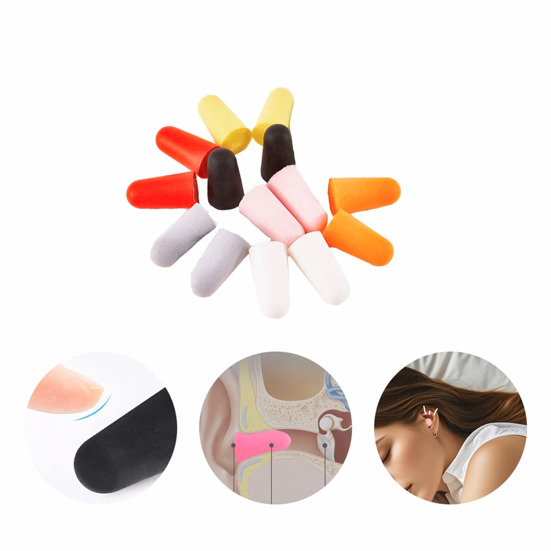 Noise Reduction Ear Plugs With Logo For Sleep, Travel