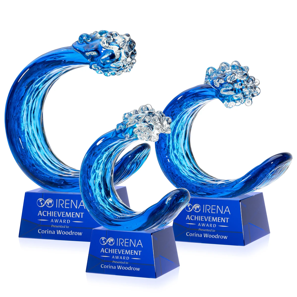 Oceana Award on Robson Base - Blue 1