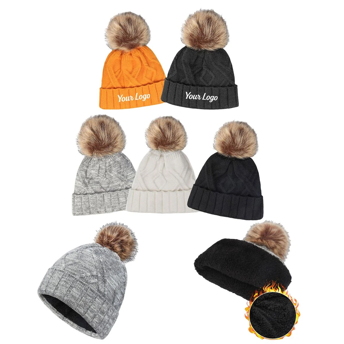 Cozy Cable Cuff Beanie 1