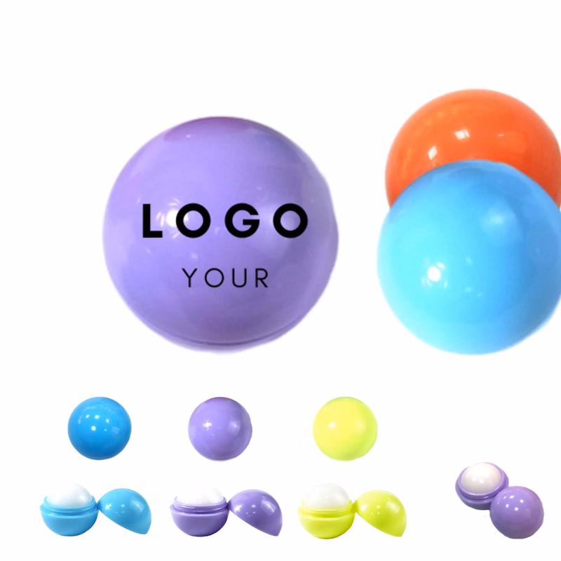 MOQ 100 PCS Reusable Round Lip Balm Ball