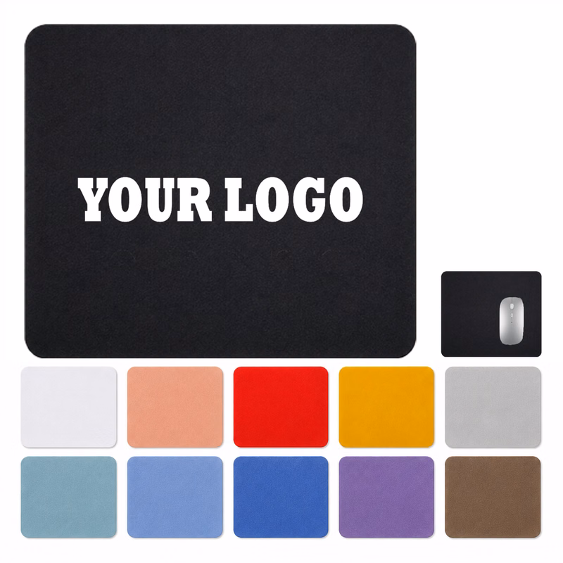 Rectangular PU Leather Mouse Pad