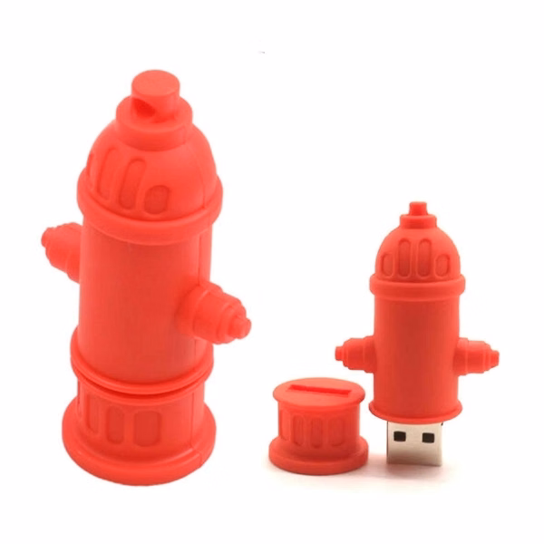 Fire Hydrant Shaped USB Flash Drive