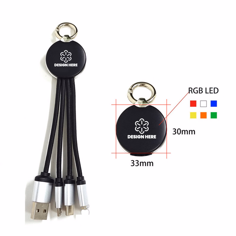3in1 Glowing Charging Cable