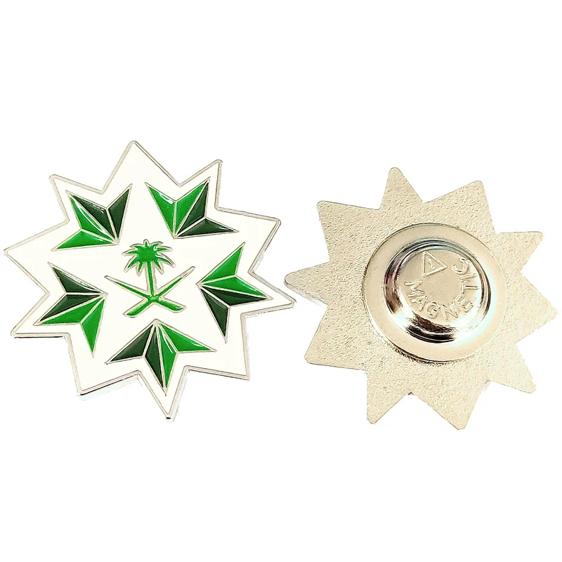 Custom pins with magnetic brooch 1