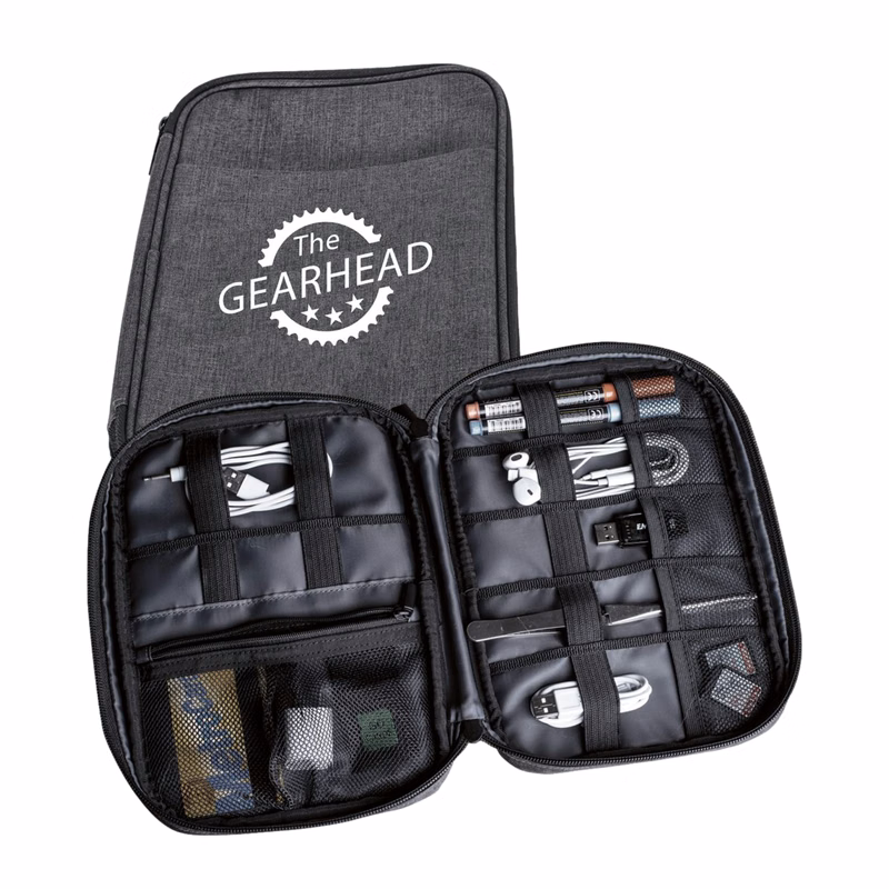 Zippered Tech Organizer Carrying Case