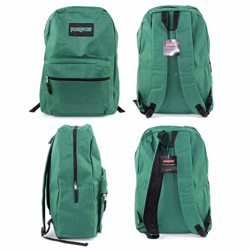 Classic Backpacks - Green 17"