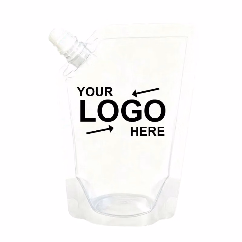 Plastic Flasks Reusable Squeeze Pouches