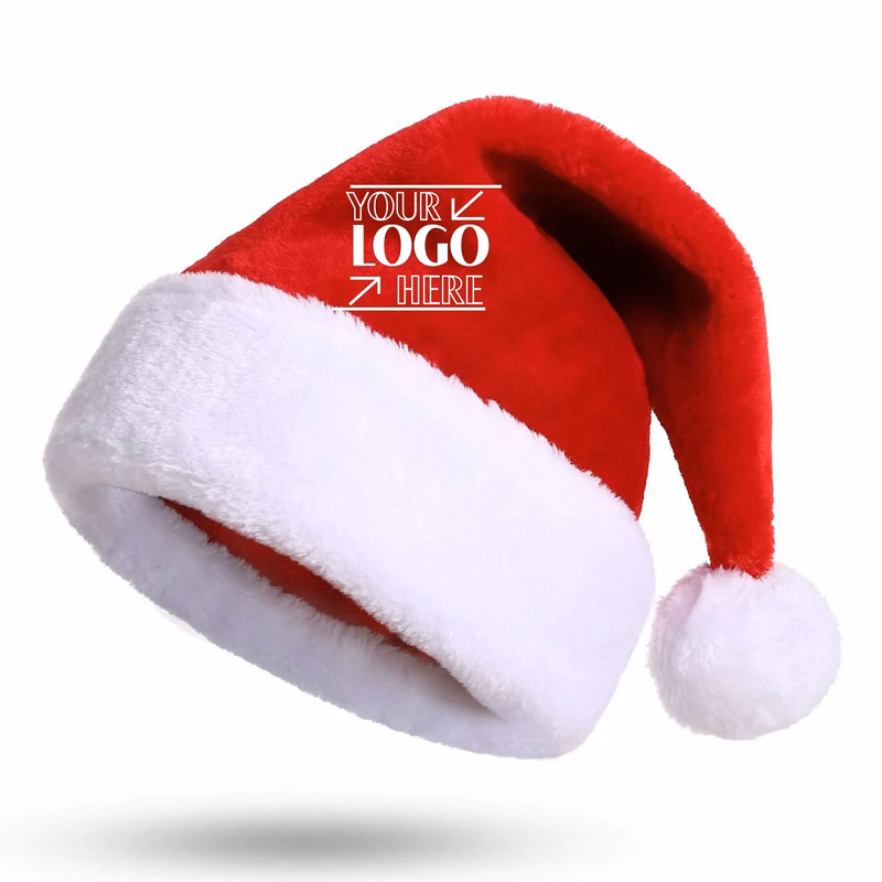 Angora Santa hat
