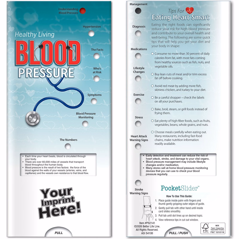 Pocket Slider - Blood Pressure: Healthy Living