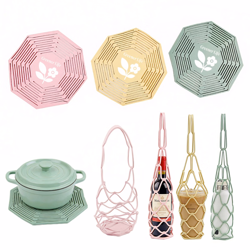 Retractable Silicone Heat Resistant Trivet Mat