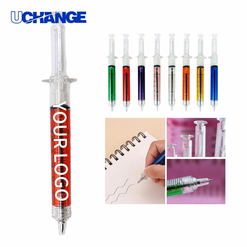 Retractable Syringe Ballpoint Pen