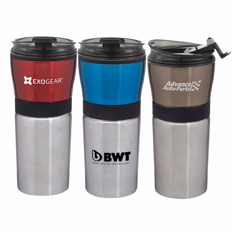 16 Oz. Barista Stainless Steel Tumbler w/ Plastic Liner