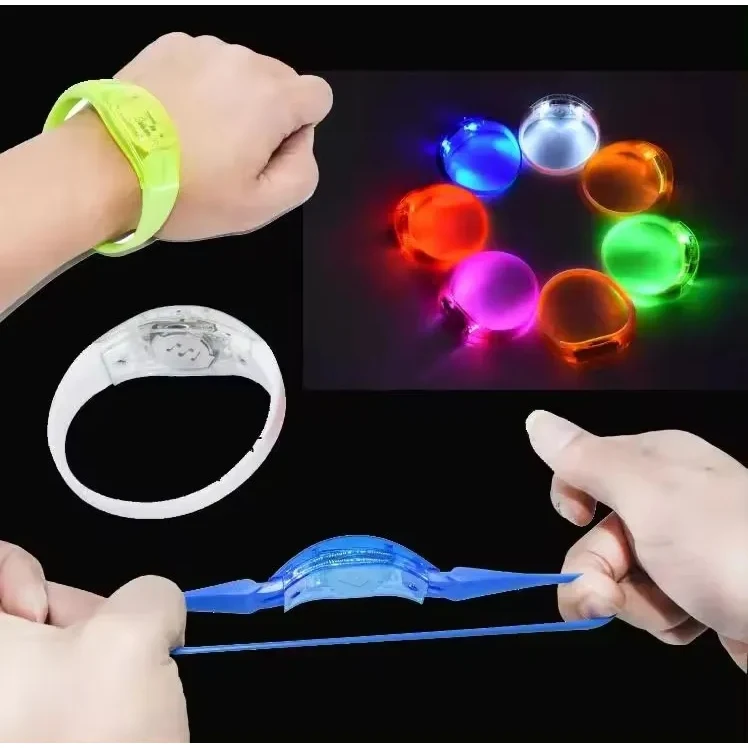 LED Light Up Flashing Bracelets 1
