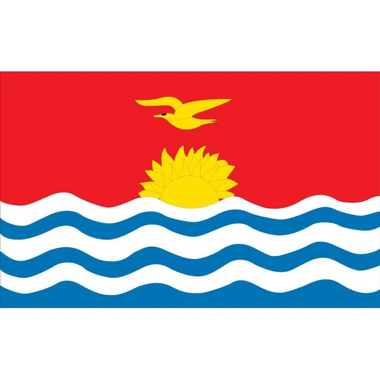 Kiribati Flag - 4' x 6' - Nylon 1