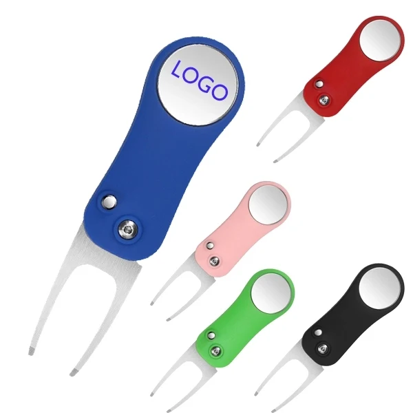 Foldable Golf Hybrid Divot Tool 1