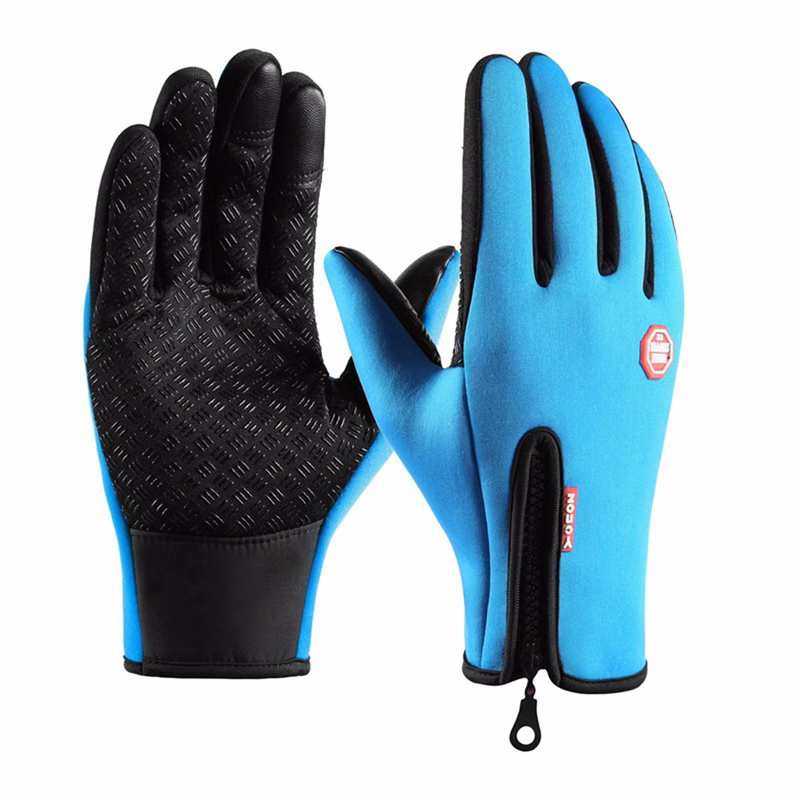 Winter Warm Gloves With Zipper