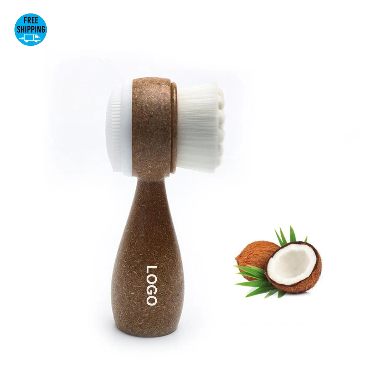 Coconut Facial Cleansing Brush 1