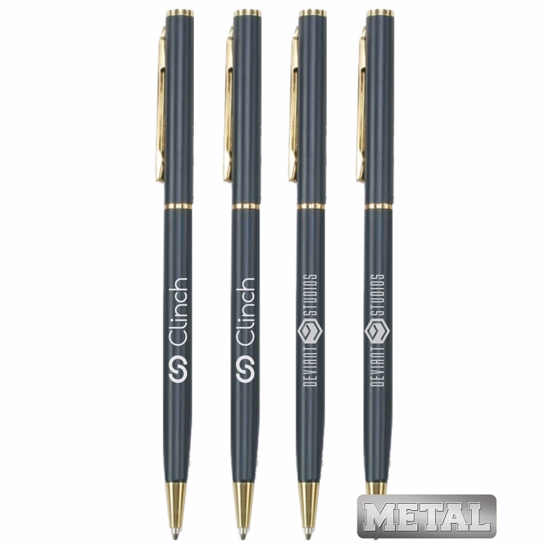 Union Printed, Promotional "Remarkable" Metal Twist Pen